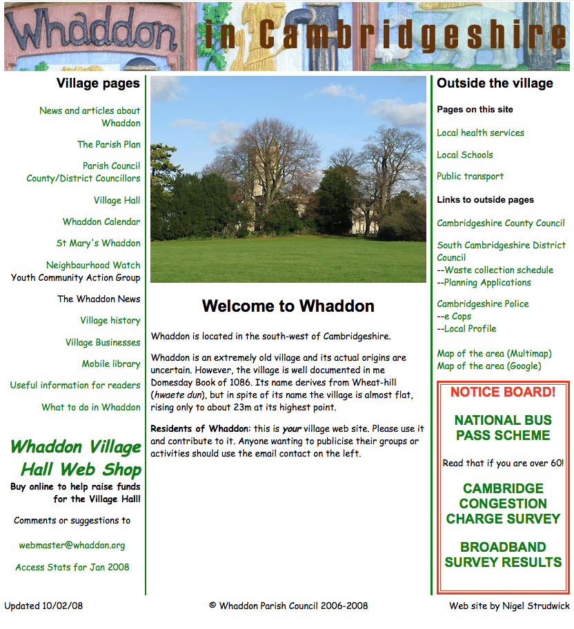 Image of Whaddon 2006 site