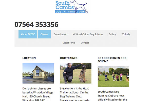 South Cambs Dog Training Club Whaddon